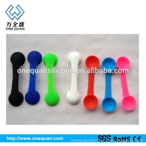 funny silicone sucker cell phone holder for desk